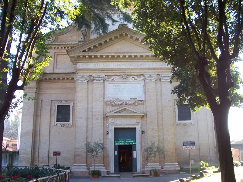 Igreja de São Paulo, lugar do Martírio do apóstolo dos gentios - Roma